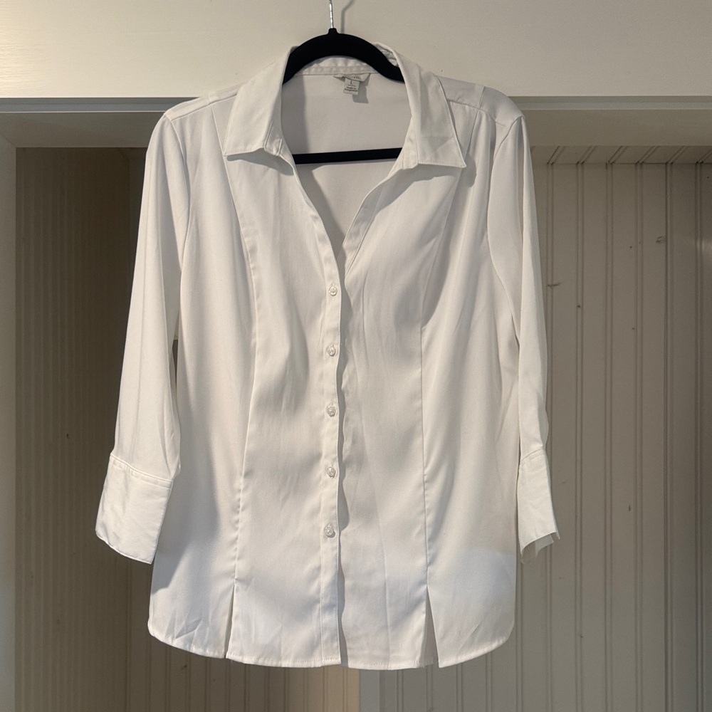 White Button-Up Shirt